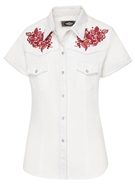 Chemise country SUMMER blanche